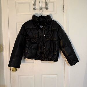 Abercrombie & Fitch Black Puffer Jacket